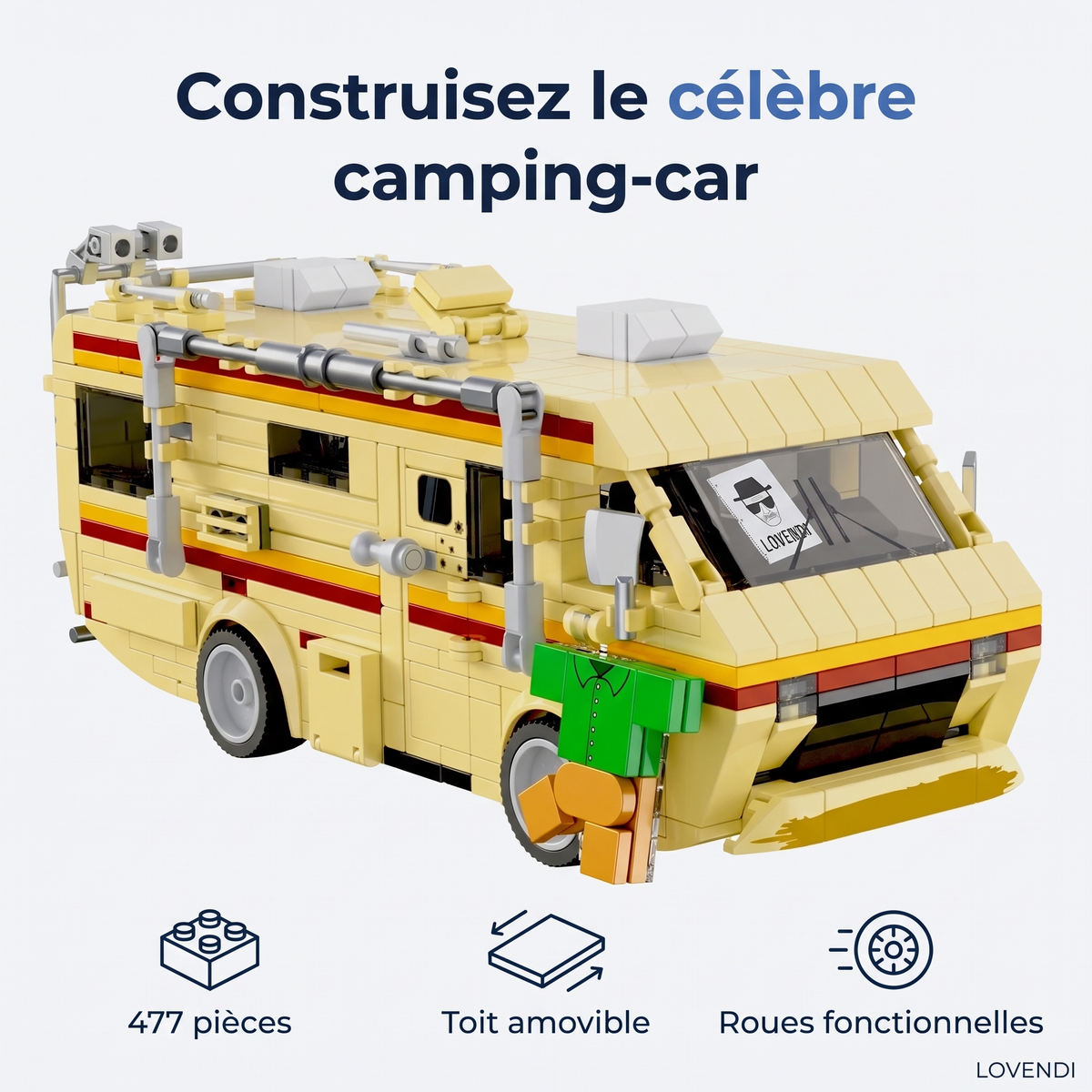 Camping-Car En Briques, 477 Pièces — Lovendi 1