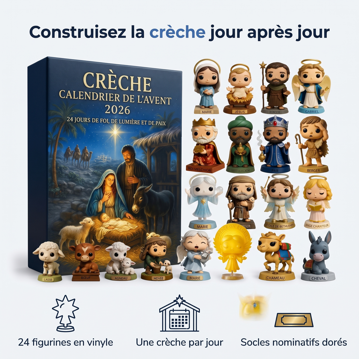Calendrier De L’Avent Crèche 2026 — Lovendi 1