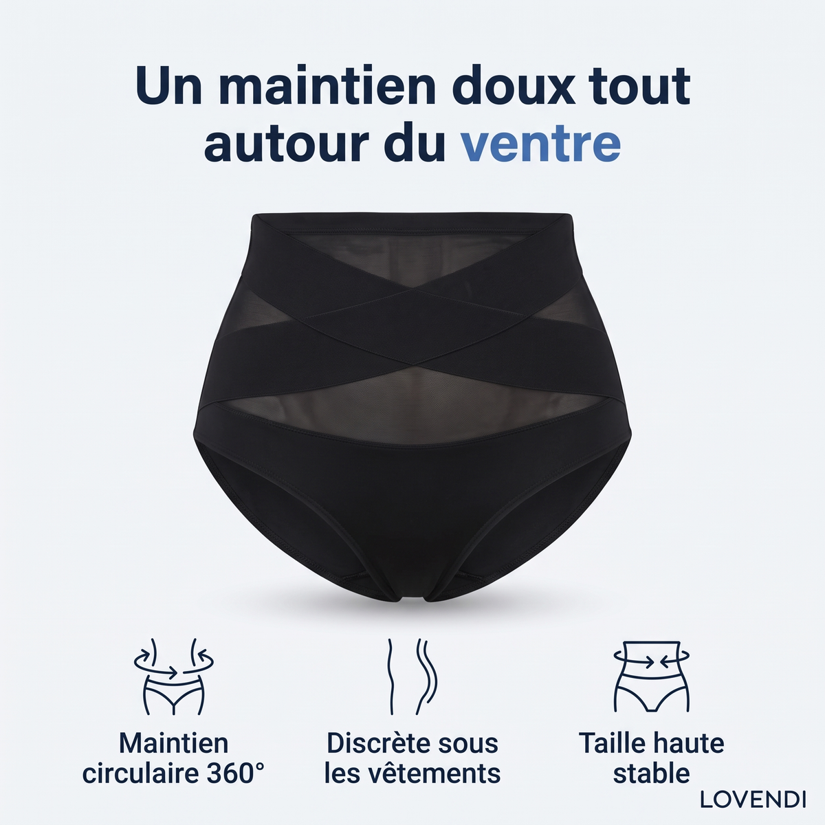 Culotte Haute De Maintien Post-Partum 360° — Lovendi 1