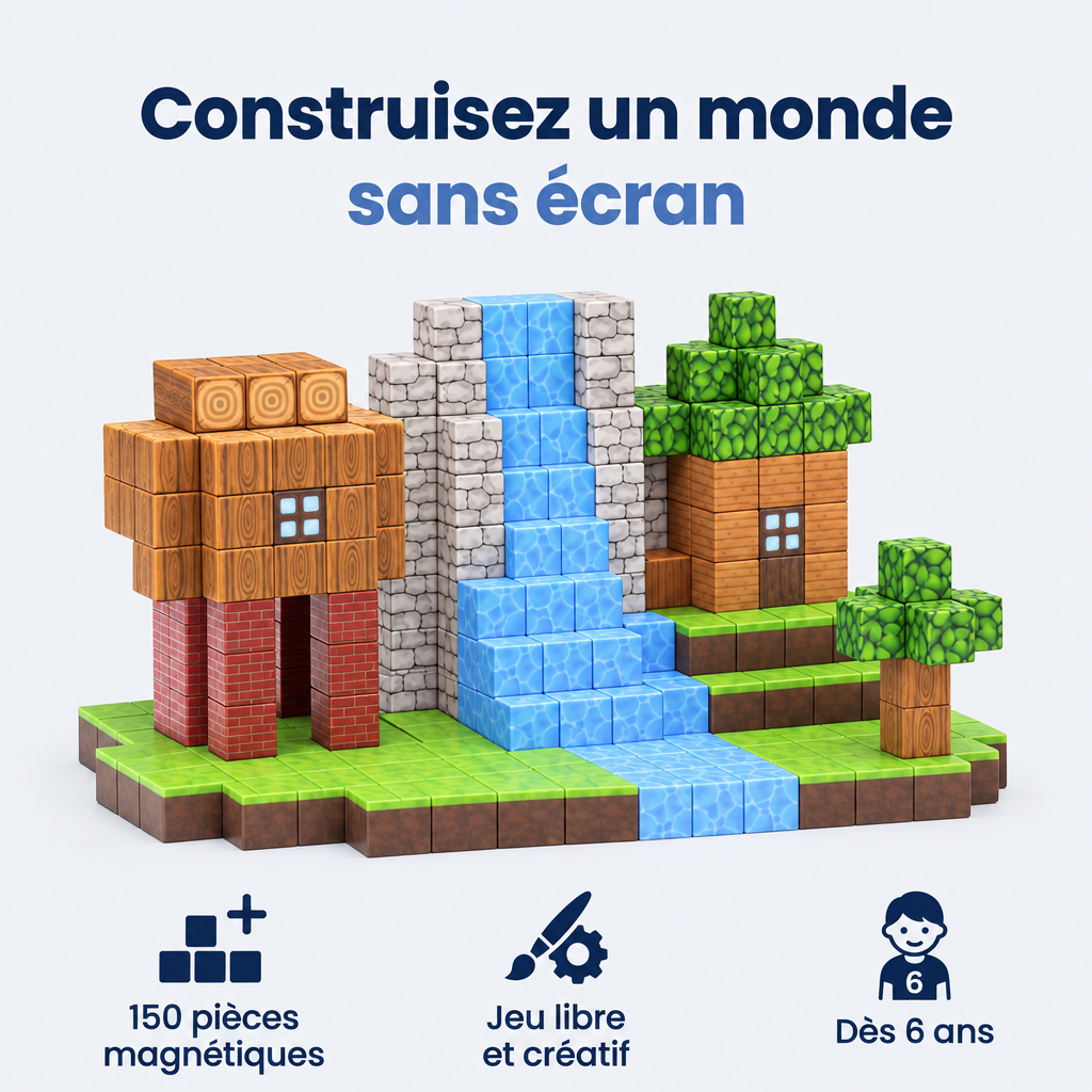 Blocs De Construction Magnétiques, 150 Pièces — Lovendi 1