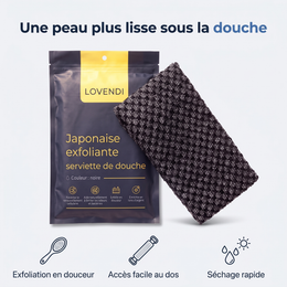 Lovendi Serviette exfoliante japonaise — Lovendi 1