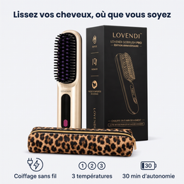 Lovendi GoBrush Pro, brosse lissante sans fil rechargeable — Lovendi 1