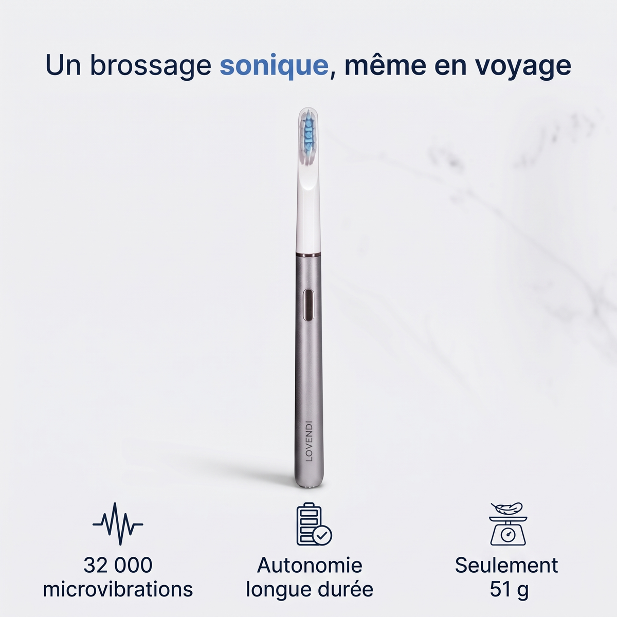 Lovendi Brosse à dents électrique sonique — Lovendi 1