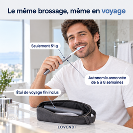 Brossage sonique en voyage