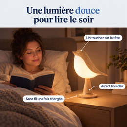Lampe oiseau pour lire le soir