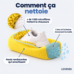 Microfibres intérieures, maille et parois rembourrées