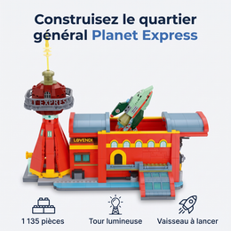 Quartier Général Planet Express En Briques — Lovendi 1