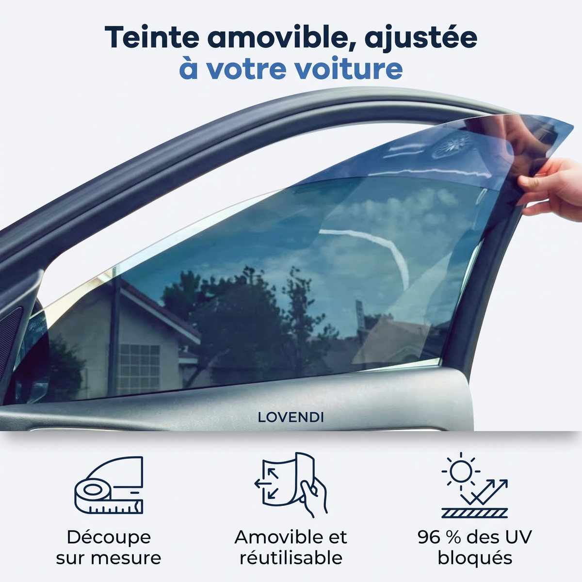 Vitres Teintées Amovibles Sur Mesure — Lovendi 1