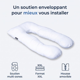 Coussin De Corps En U XXL — Lovendi 1
