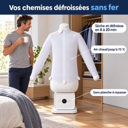 Chemise défroissée sans fer