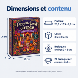 Dimensions et contenu du calendrier