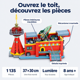Quartier général en briques, 1 135 pièces – détails et caractéristiques