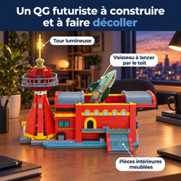 Quartier général en briques, 1 135 pièces – mise en situation