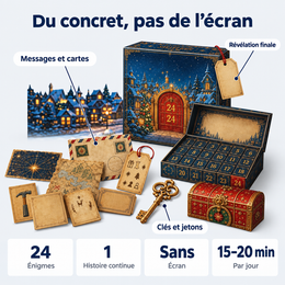 Calendrier de l’Avent énigmes – détails et caractéristiques