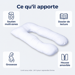 Coussin de corps en U, XXL – ce qu’il faut savoir