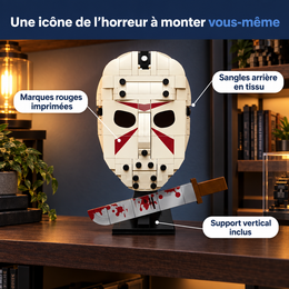 Masque de hockey à construire, 311 pièces – mise en situation