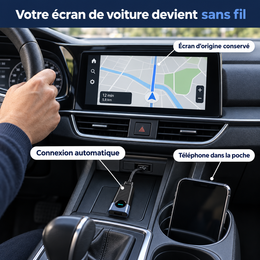 Boîtier multimédia sans fil, 4 + 64 Go – mise en situation