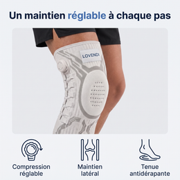 Genouillère À Compression Réglable — Lovendi 1