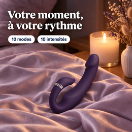 Vibromasseur double stimulation – ambiance