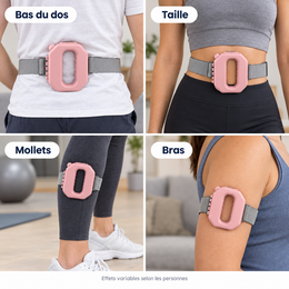 Appareil vibrant corps entier – zones d'utilisation