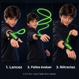 Lanceur de ficelle lumineuse – lancez, faites évoluer, rétractez