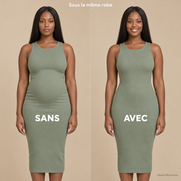 Sous la même robe – sans et avec la culotte