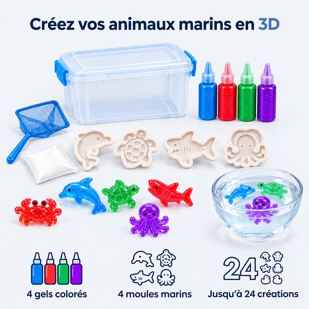 Kit De Figurines Marines En Gel — Lovendi 1