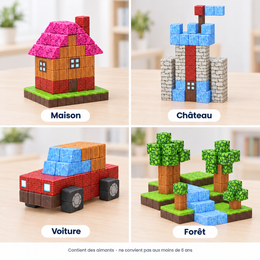 Blocs de construction magnétiques – exemples de créations