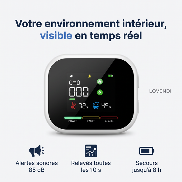 Moniteur D’Environnement 6-En-1 — Lovendi 1