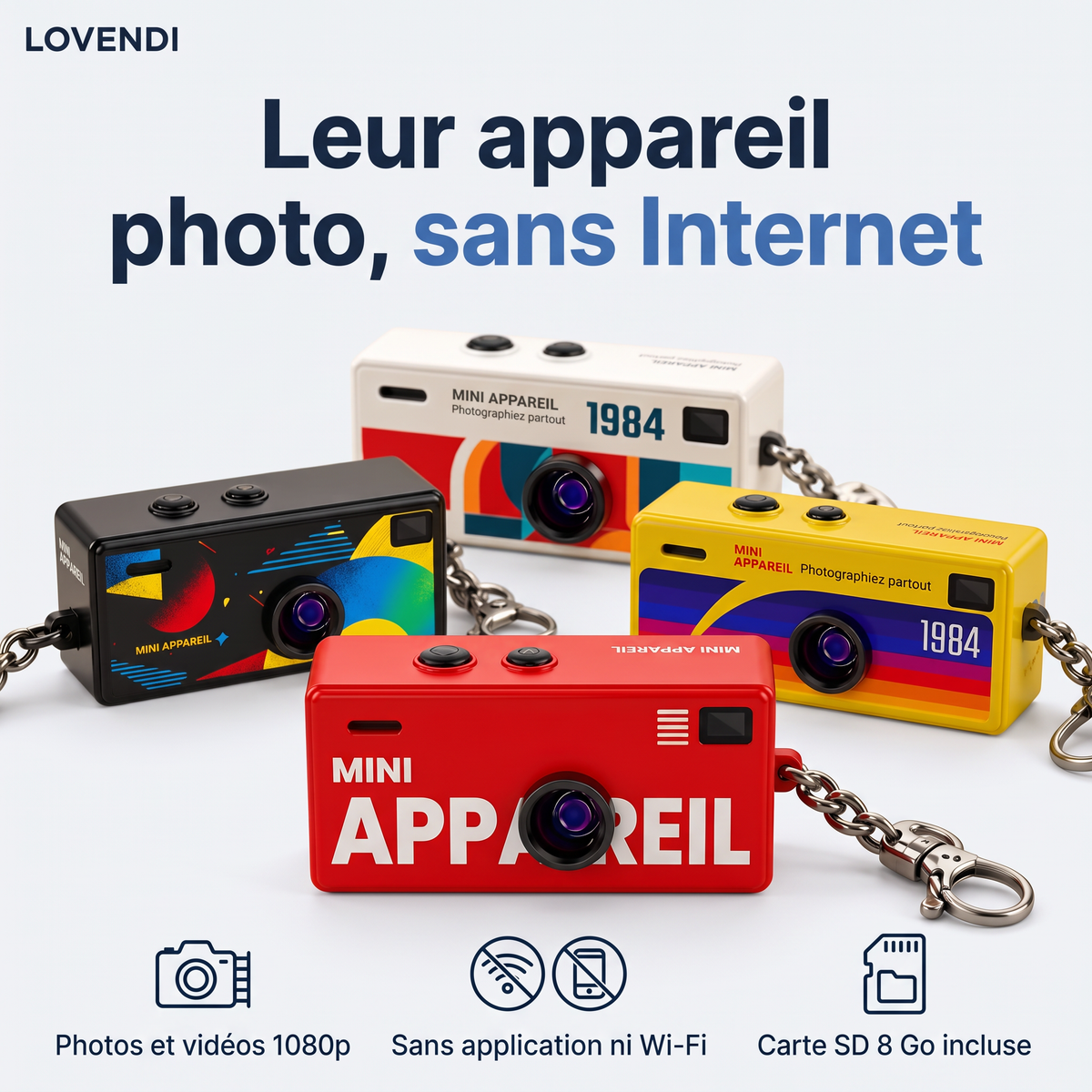 Mini Appareil Photo 1080p Enfant — Lovendi 1
