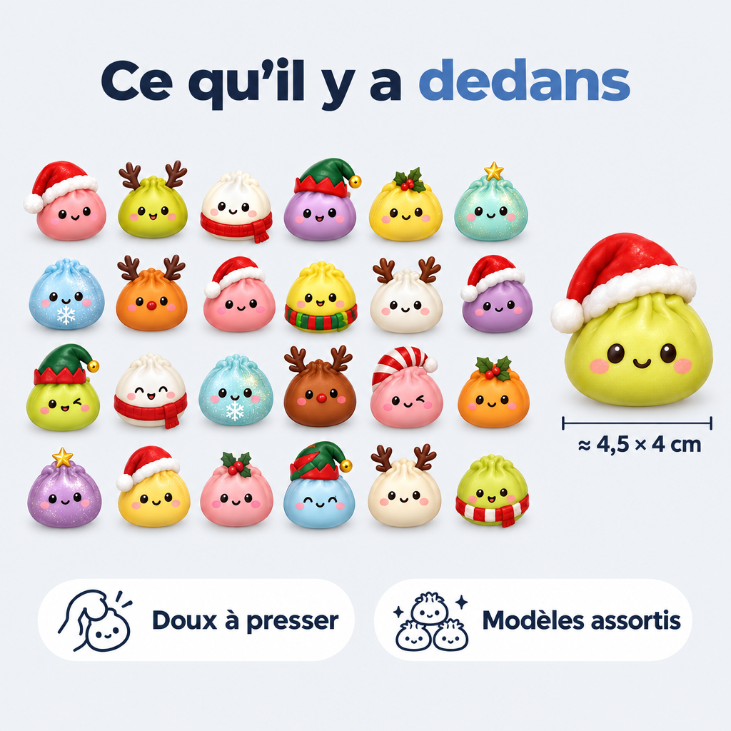 Les 24 mini jouets à presser