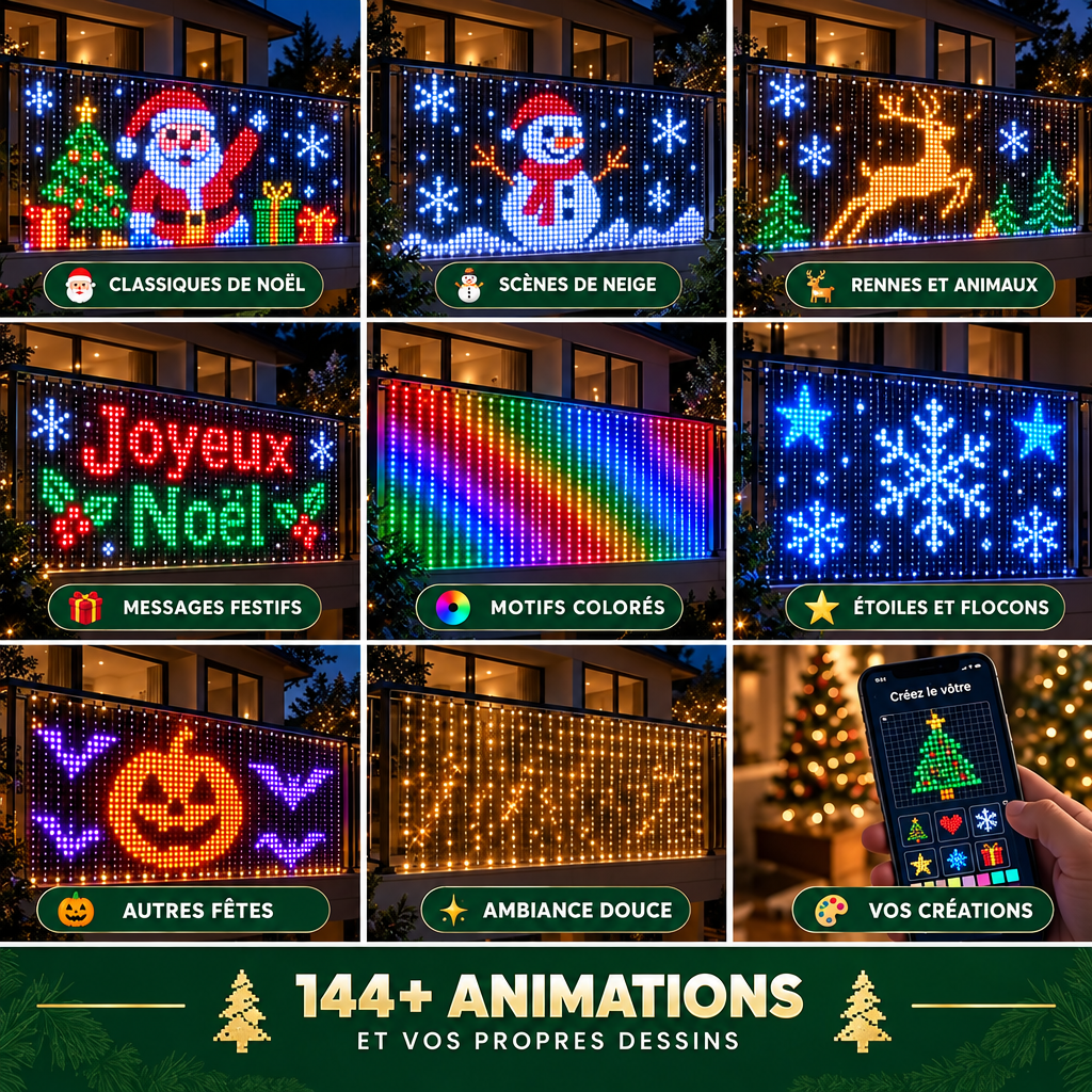144+ animations et vos propres dessins