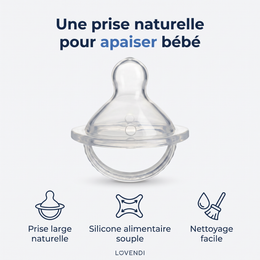 Sucette À Forme Naturelle En Silicone — Lovendi 1