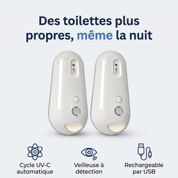 Désinfecteur UV-C Pour Toilettes Avec Veilleuse — Lovendi 1