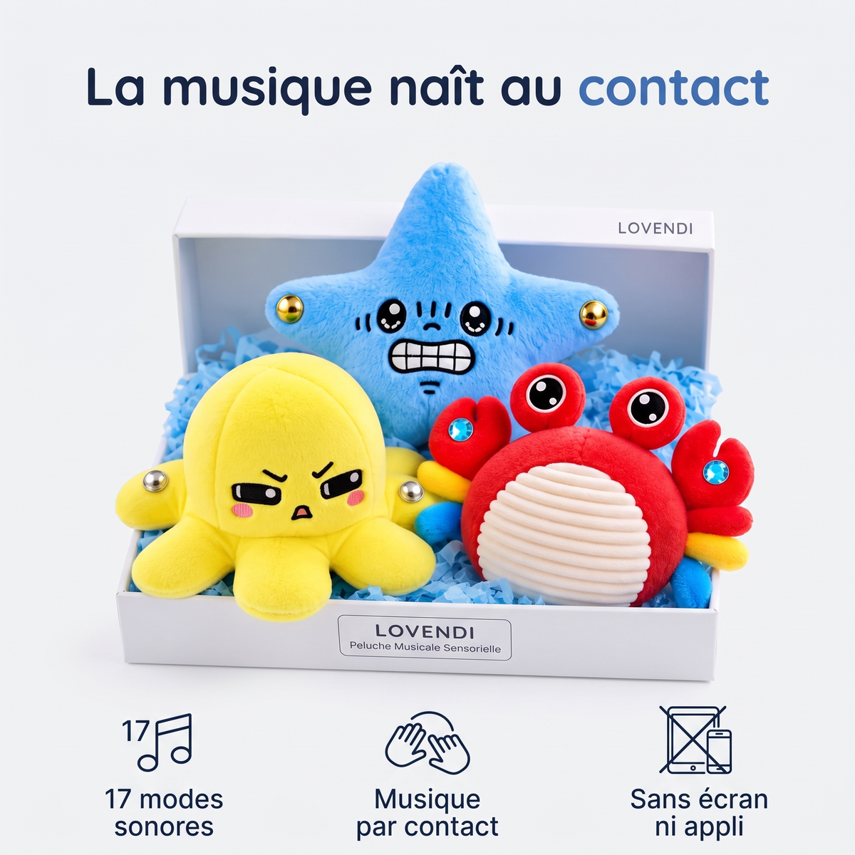 Jouet Musical Sensoriel Interactif — Lovendi 1