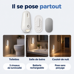 Désinfecteur UV-C Pour Toilettes Avec Veilleuse
