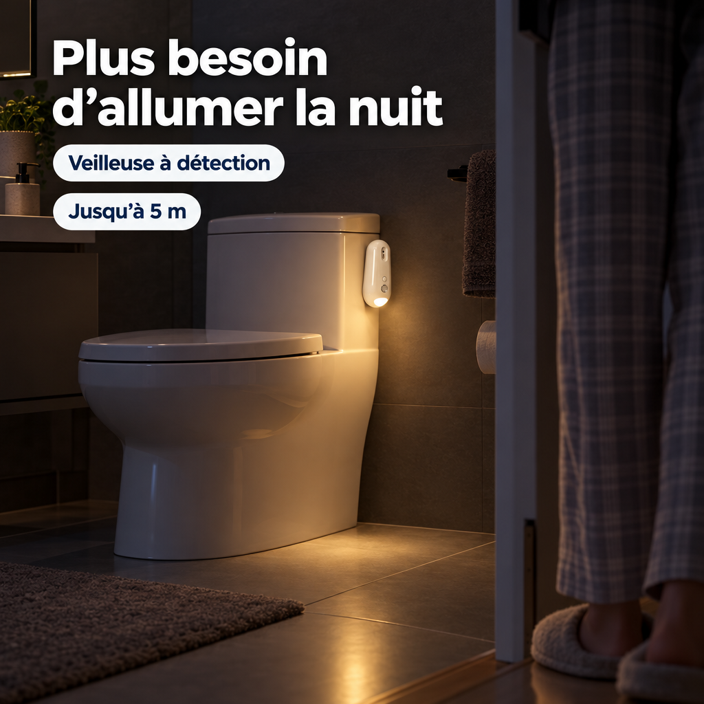 Désinfecteur UV-C Pour Toilettes Avec Veilleuse