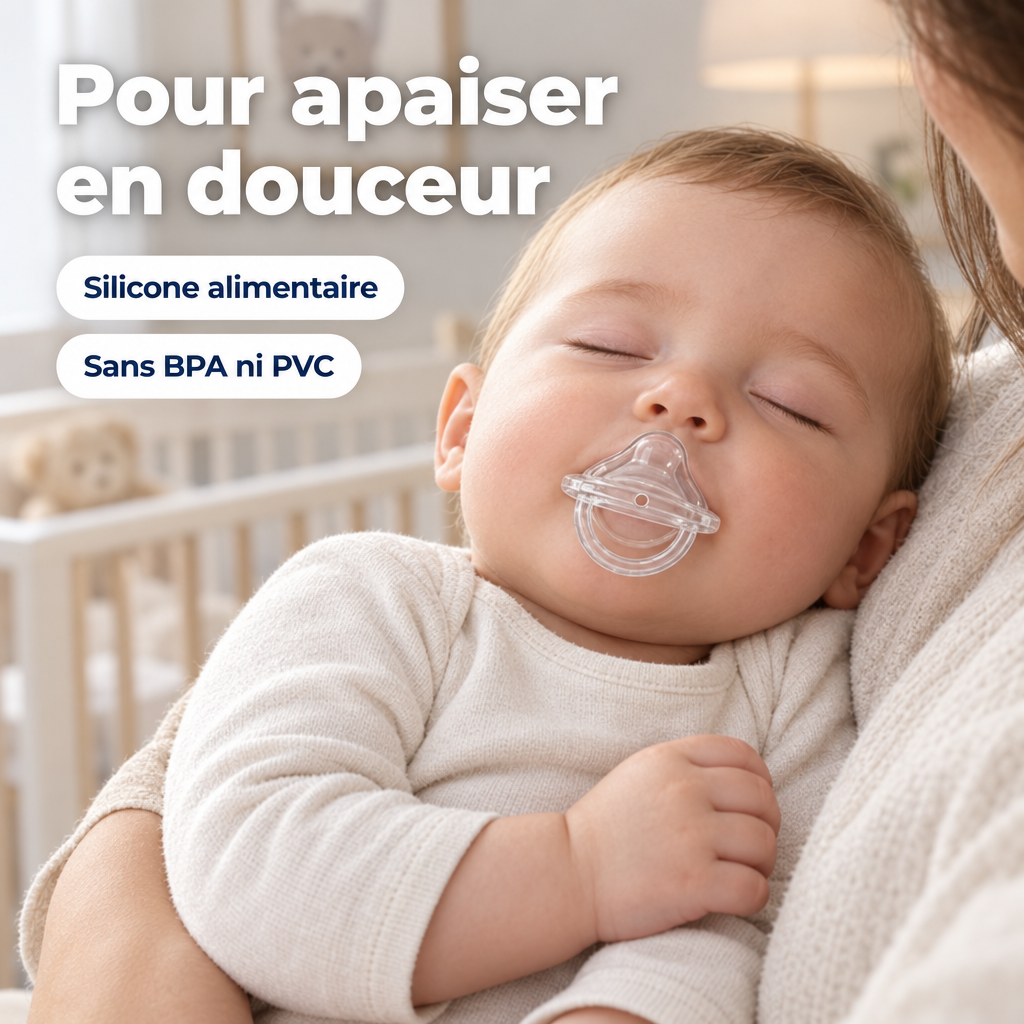 Sucette À Forme Naturelle En Silicone
