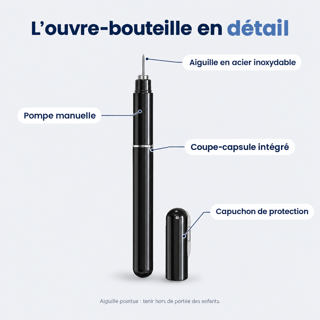 Ouvre-Bouteille À Pression D’Air