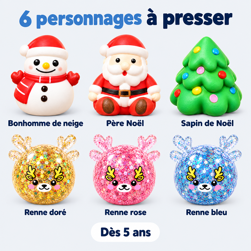 Figurine Souple De Noël À Presser