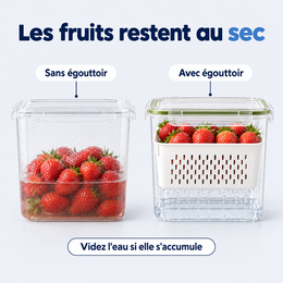 Boîtes De Conservation Avec Égouttoir, Lot De 4